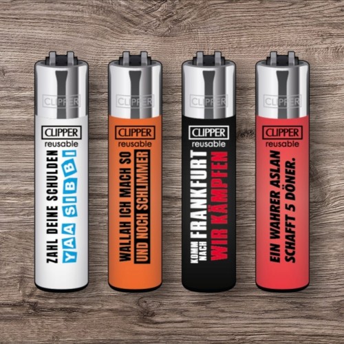 Clipper feuerzeug 4er - clipper, set