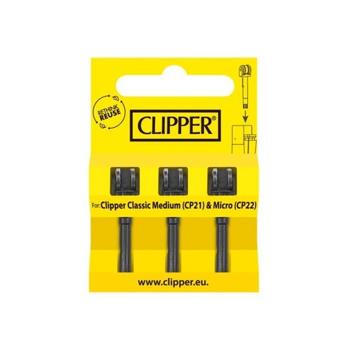 Clipper 3er set flintsystem - set,