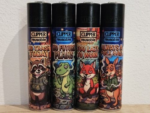 Clipper feuerzeuge 4er - feuerzeuge,