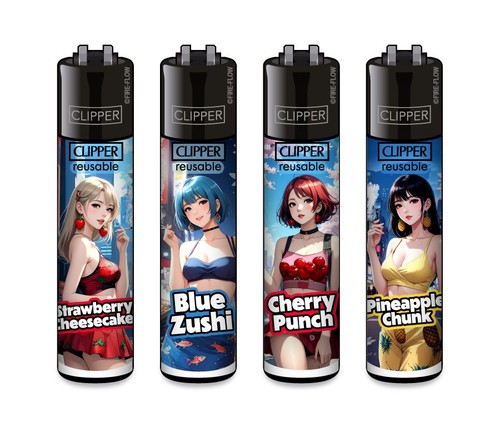 Clipper feuerzeug 4er - 4er, set