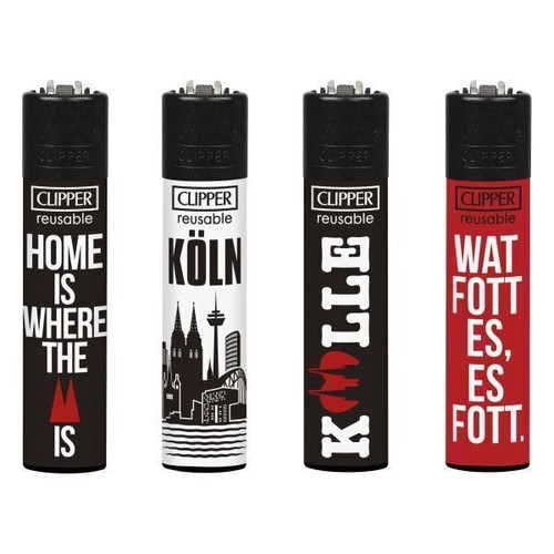 Clipper feuerzeuge 4er set - clipper,