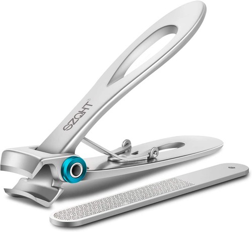 Wide jaw nail clipper for - nail,