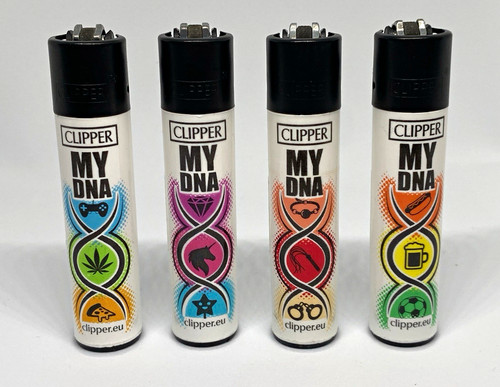 Clipper feuerzeug motiv - 4x, motiv-set