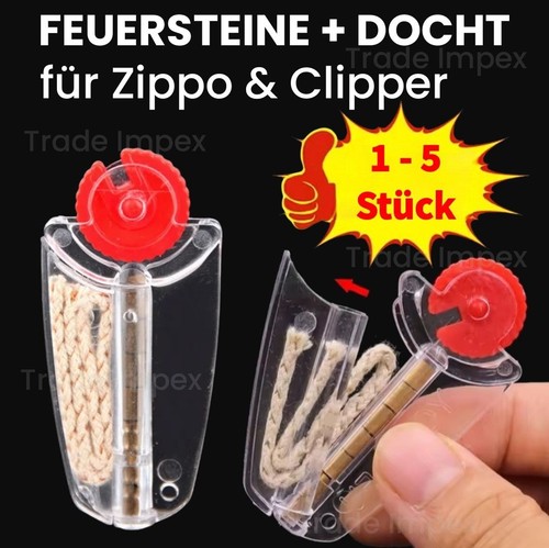 Feuersteine docht für - +,