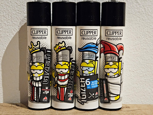 Clipper feuerzeuge 4er - 4er, set