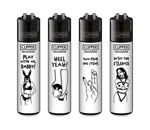 Clipper feuerzeug 4er - clipper, set