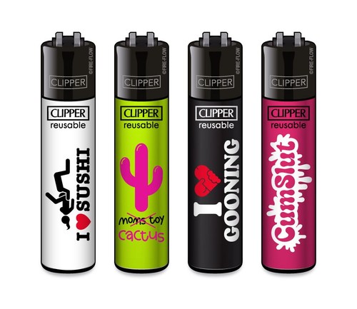 Clipper feuerzeug 4er set - clipper, ffx