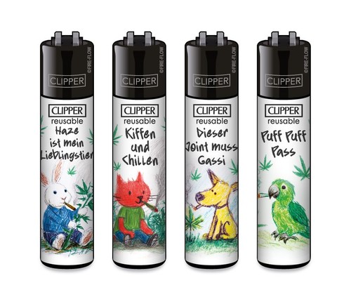 Clipper feuerzeug 4er set ffx - 4er,