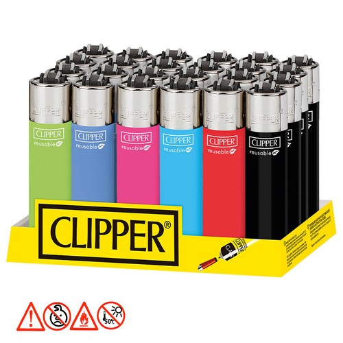 24er display clipper feuerzeug - display,