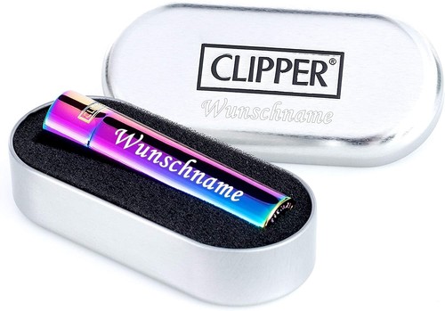 Clipper metall feuerzeug icy - clipper,