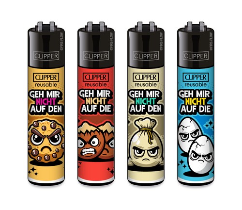 Clipper feuerzeug 4er set - clipper,