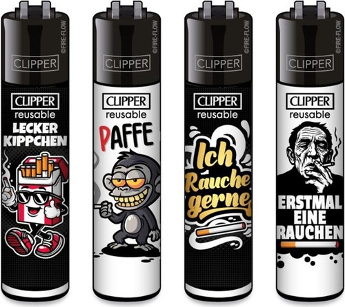Clipper feuerzeug 4er set - clipper,