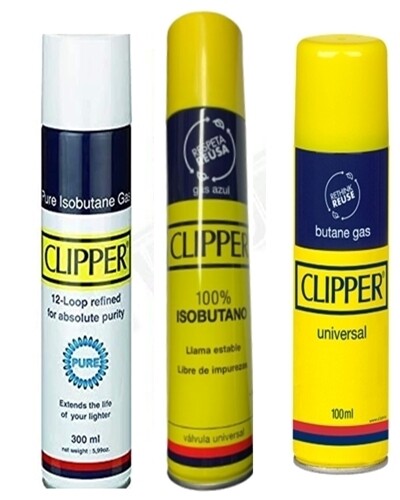 Clipper feuerzeuggas gelb - clipper,
