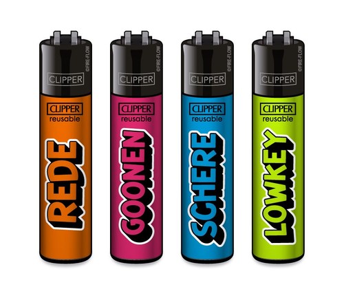 Clipper feuerzeug 4er set - feuerzeug, ffx